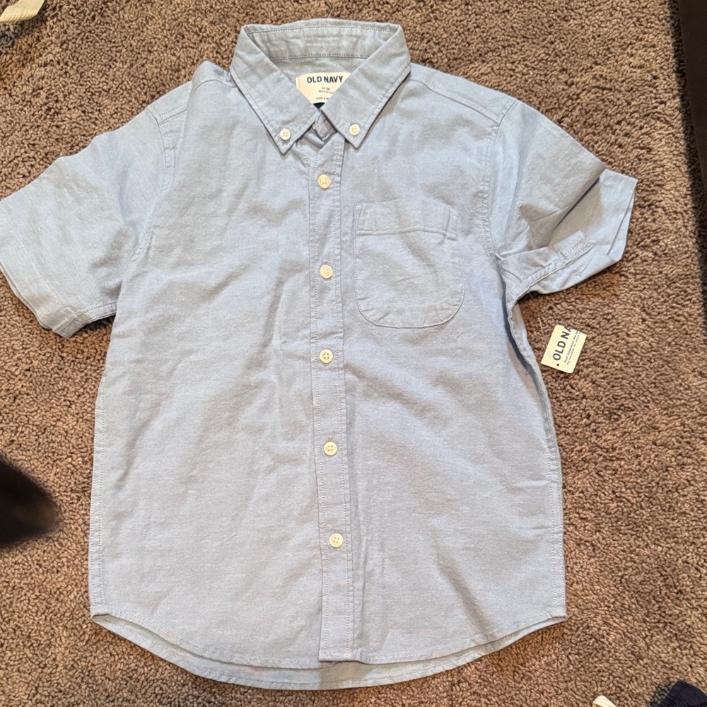 Old Navy Sky Blue Kids Button Down Shirt